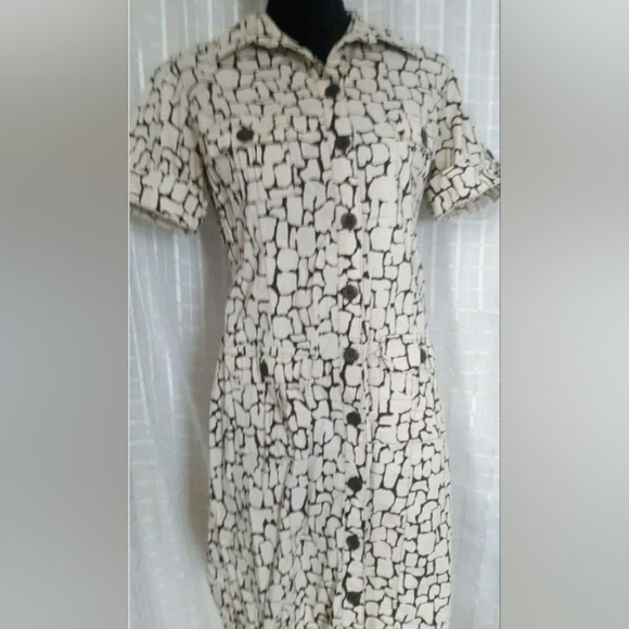 MERONA Button-Down Shirt Dress, Medium - Picture 3 of 10